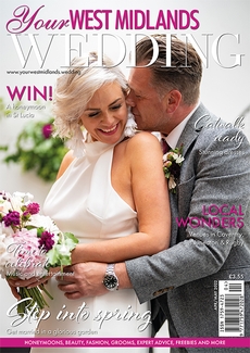 Cover of the April/May 2022 issue of Your West Midlands Wedding magazine