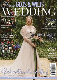 Cover of the April/May 2023 issue of Your Glos & Wilts Wedding magazine
