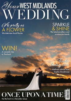Cover of the August/September 2023 issue of Your West Midlands Wedding magazine