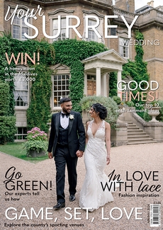 Cover of the April/May 2024 issue of Your Surrey Wedding magazine