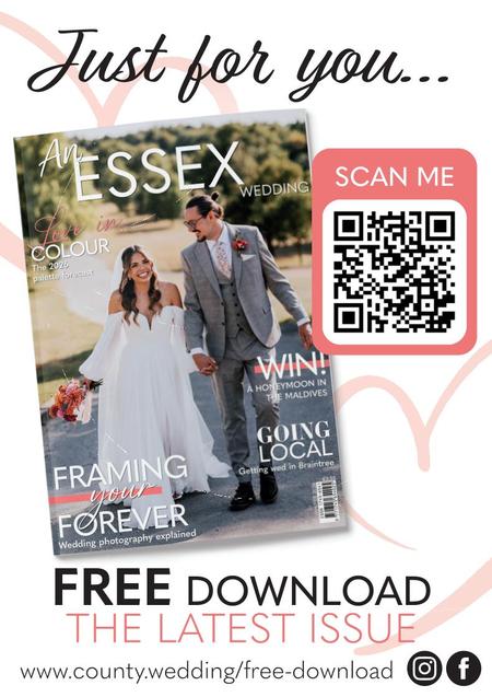 View a flyer to promote An Essex Wedding magazine
