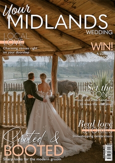 Cover of the February/March 2026 issue of Your Midlands Wedding magazine