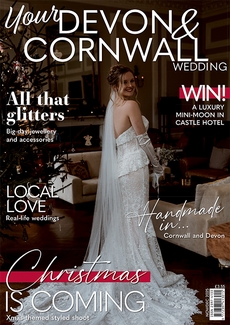 Cover of the November/December 2025 issue of Your Devon & Cornwall Wedding magazine