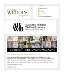 An Essex Wedding magazine - April 2022 newsletter