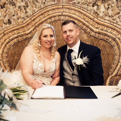 Essex wedding couple share their winning story