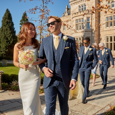 Hire your suit from Marie Curie and all proceeds will go towards its end of life charity