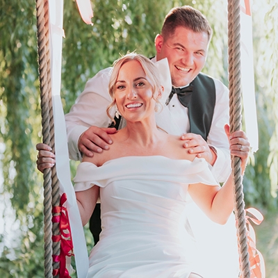Real Weddings: Meet me under the disco ball