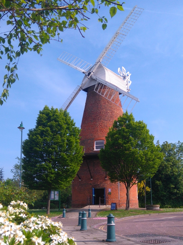 Outside Rayleigh Windmill, Essex