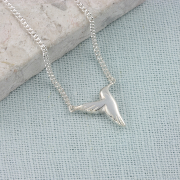 Hummingbird silver necklace from Jana Reinhardt jewellery