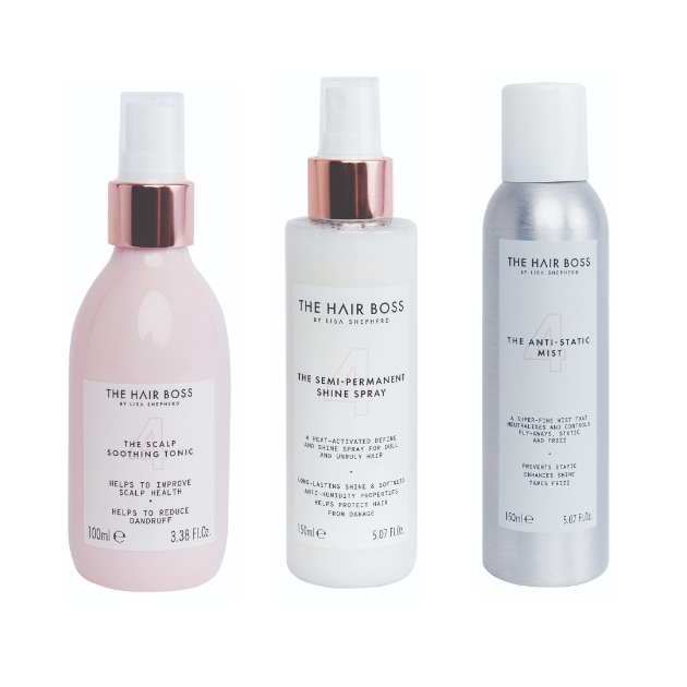 The Scalp Tonic, The Semi-Permanent Shine Spray, The Anti-Static Shine Spray