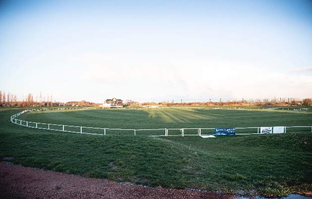 Exterior of The Boundary wedding venue in Southend Essex with cricket pitch