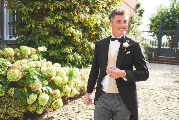 man in traditional wedding morning suit