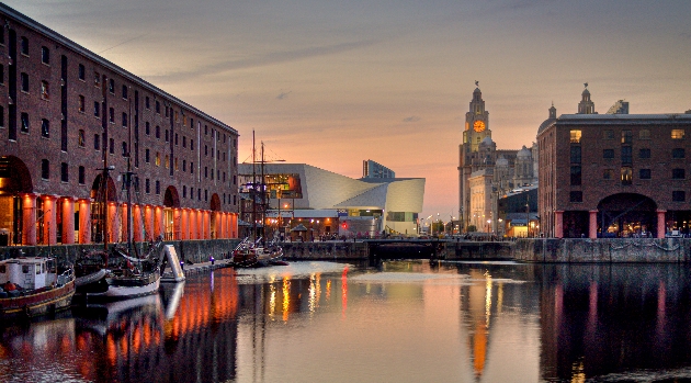 Liverpool Albert Dock skyline