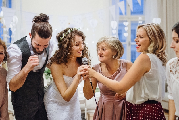 Woman singing