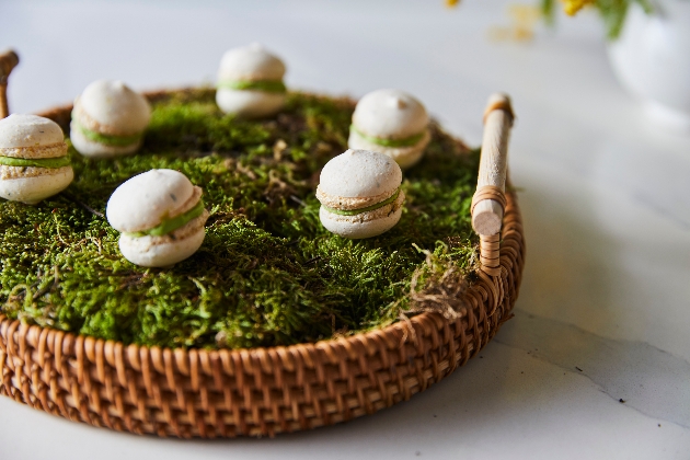 macaron mushroom canape