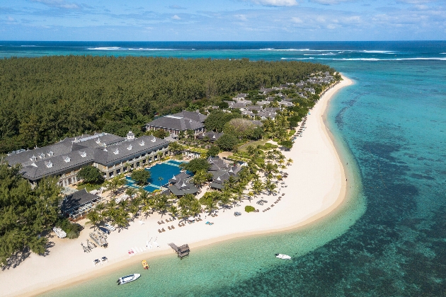 Ariel view of JW Marriott Mauritius Resort