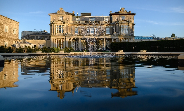 Fountain outside Down Hall Hotel