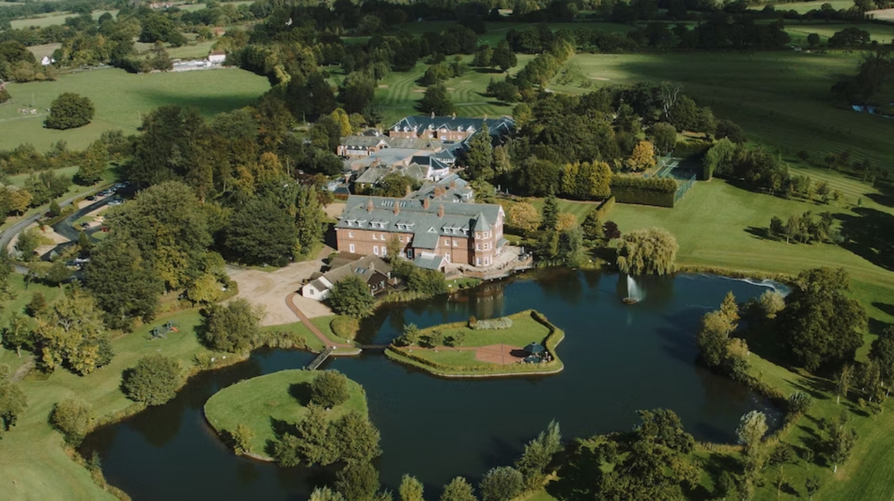 spa hotel in countryside large lake