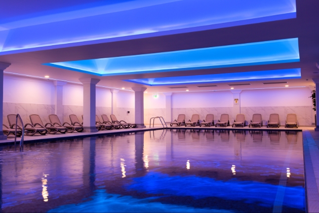 indoor swimming pool at spa