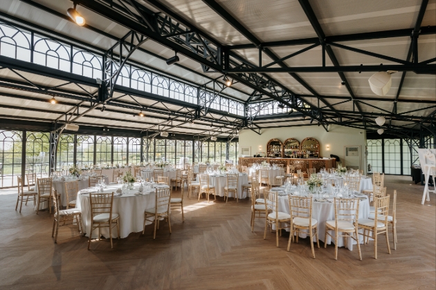 Interior of wedding Orangery