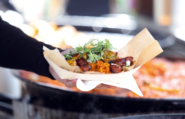 street food being served