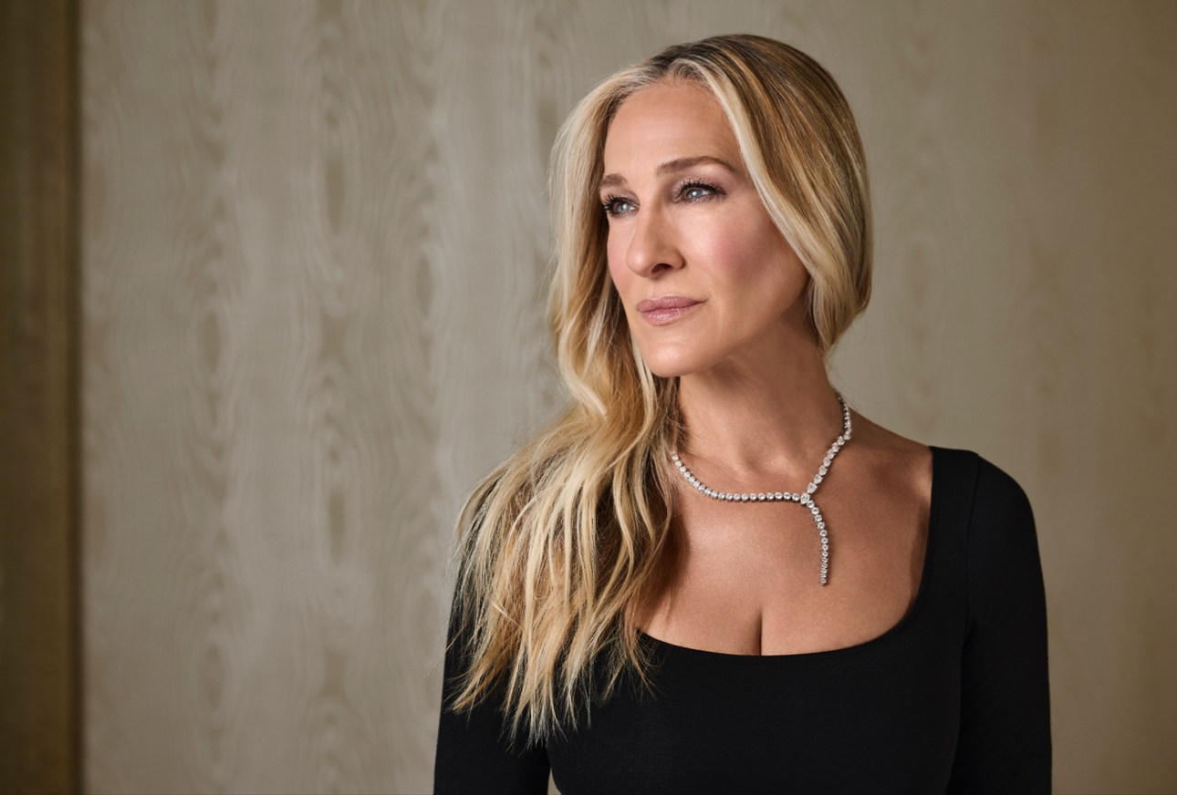 SARAH JESSICA PARKER photographed wearing a necklace by ASTREA LONDON