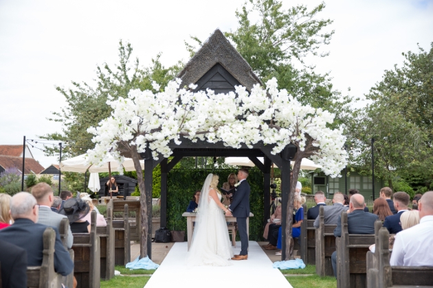 outdoor wedding ceremony