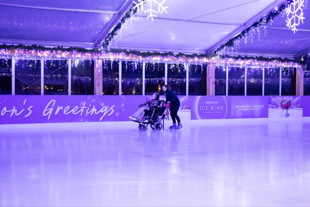BRAINTREE VILLAGE HIGHLIGHTS ACCESSIBILITY WITH ICE RINK 