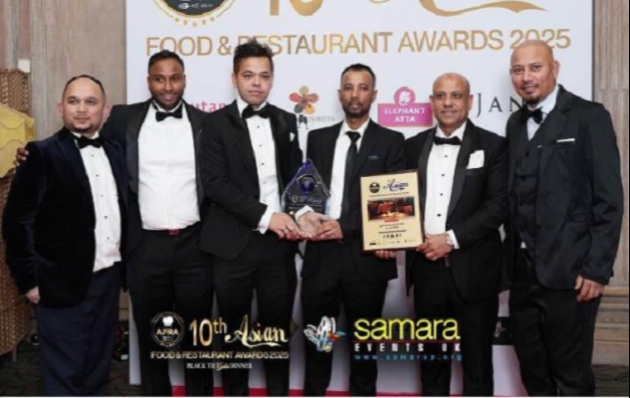 group photo at food award ceremony