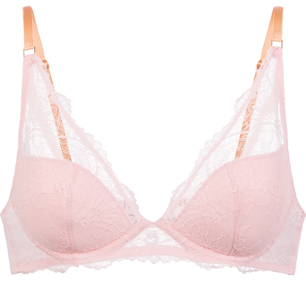 Alana blush pink bra by Dorina