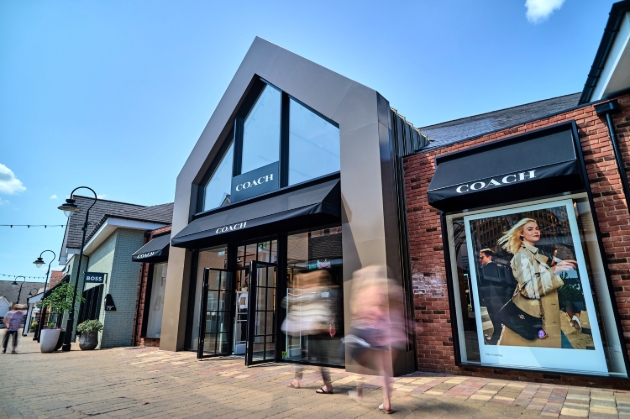 Exterior of Coach retail outlet