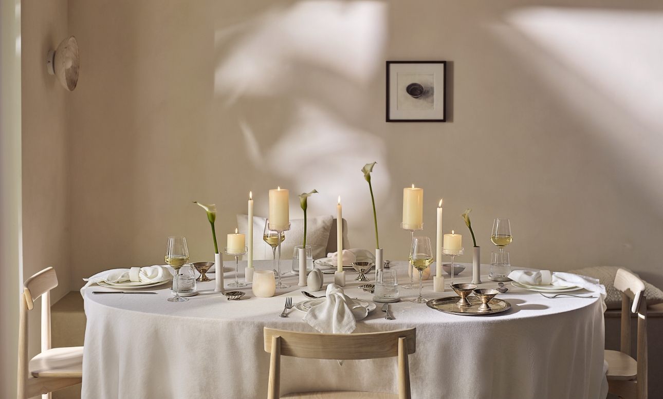The White Company table set up