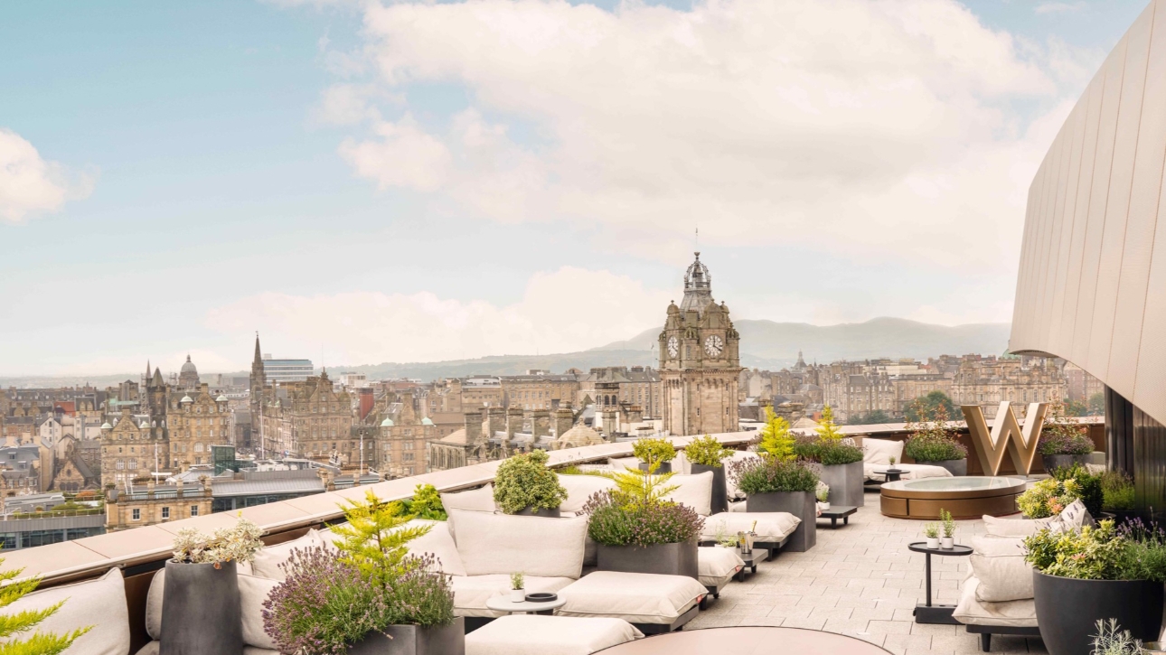 W Edinburgh's Rooftop Bar W Deck