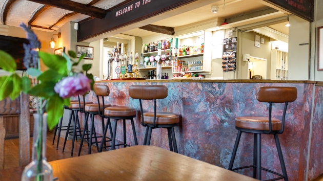 The Pheasant Public House bar