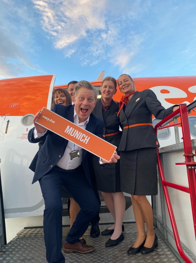 easyJet’s first flights between London Southend and Munich